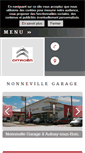 Mobile Screenshot of citroen-aulnay-nonneville-garage.com